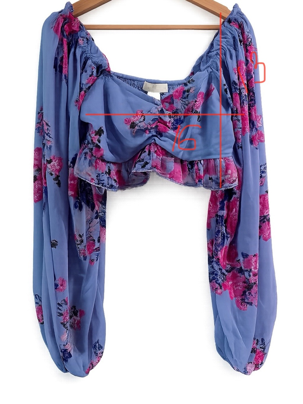 House of Harlow 1960 Floral Boho Set – Top (M) + Skirt (M) - Picture 9 of 11